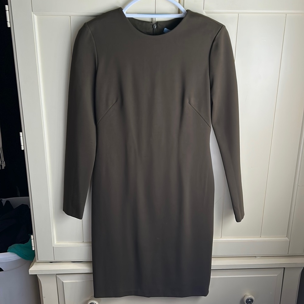 Antonio Melani, size 4, olive green dress